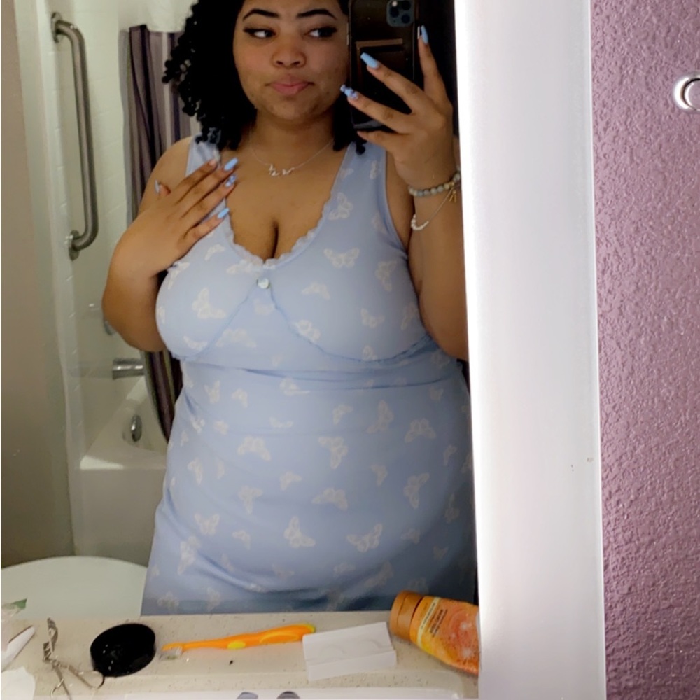 Blue Butterfly Dress